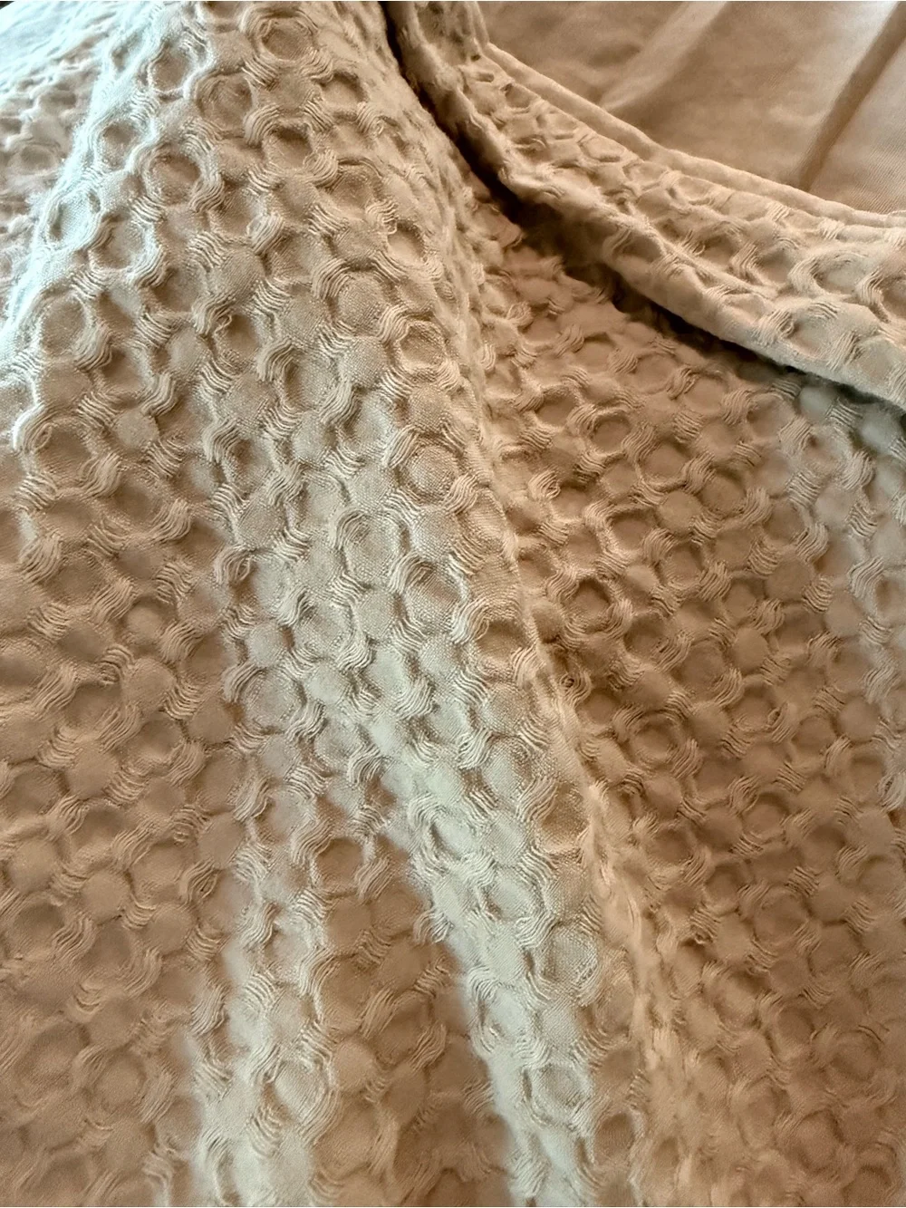 Quince Organic Cotton Luxe Honeycomb Duvet Cover Set